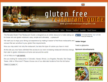 Tablet Screenshot of lasvegas.glutenfreerestaurantguide.com