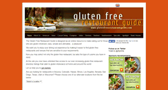 Desktop Screenshot of glutenfreerestaurantguide.com